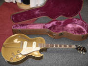 VINTAGE GIBSON ES-295 RARE GOLD GUITAR & CASE ORIGINAL