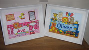 Personalised art for babies and children