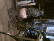antique oil lamps