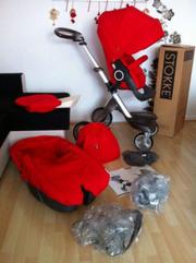 STOKKE XPLORY V4 NEWBORN (CARRY COT + CAR SEAT)