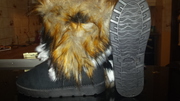Never Worn Black Fur Boots Size 5
