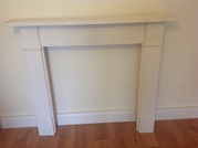 Cream fire surround 