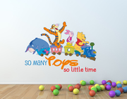 Winnie the Pooh Toys Wall Decal