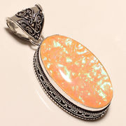 Australian triplet opal pendant, 925 sterling silver