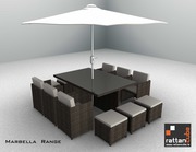 12 Seater Marbella Garden Patio set