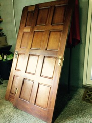 mahogany doors