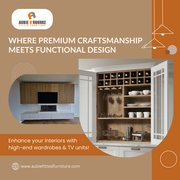 Optimise Your Space with High-End Wardrobes & TV Units